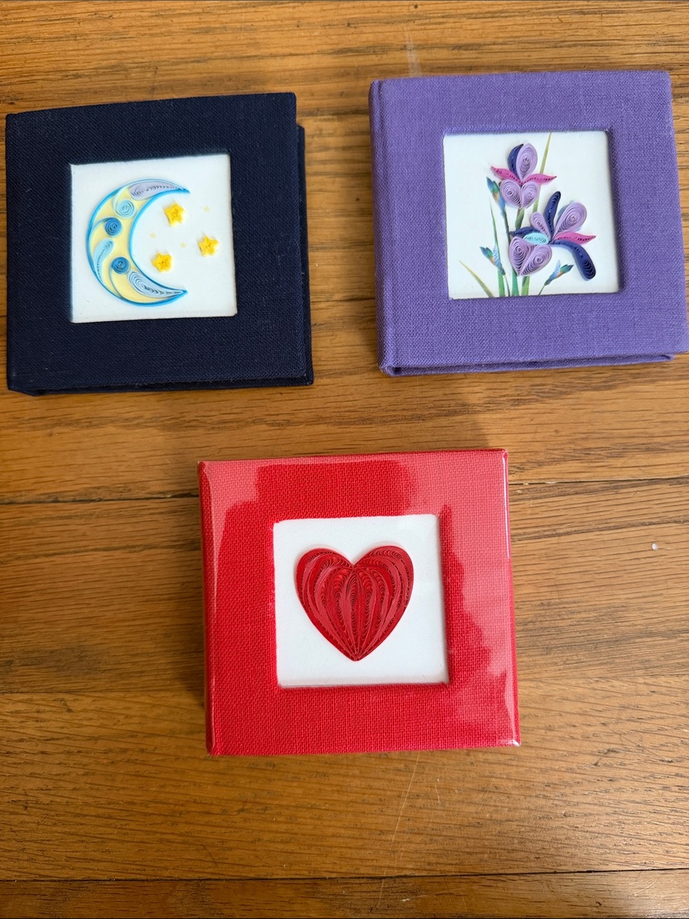 Three Post it Note books by Quilling Card
